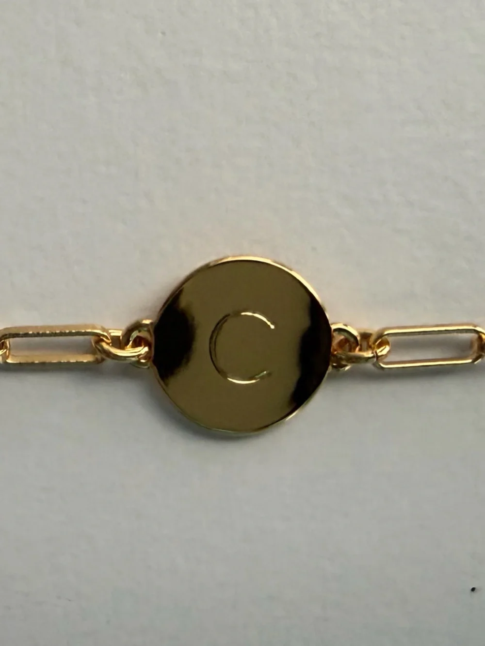 Kate Spade New York GoldTone Initial Chain “C” Bracelet - Picture 3 of 8